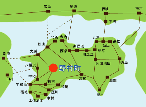四国交通マップ